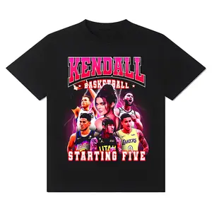 Kendall's Starting Five Graphic Shirt - Bootleg Kendall Jenner Starting 5 Funny T-Shirt