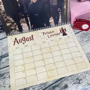 Magic World Calendar 2026 2 Size 11" x 8.5" & 14" x 11" Perfect Gift for Potterheads and Fan