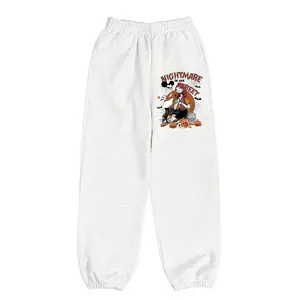 Spooky Love Story Sweatpants, Cute Halloween Couple Joggers, Skeleton & Pumpkin Pup, Funny Gothic Halloween Pants, Haunted Couple, Cozy Spooky Night Joggers Unisex, Creepy Cute, Gothic Spooky Cozy, halloween gift pants