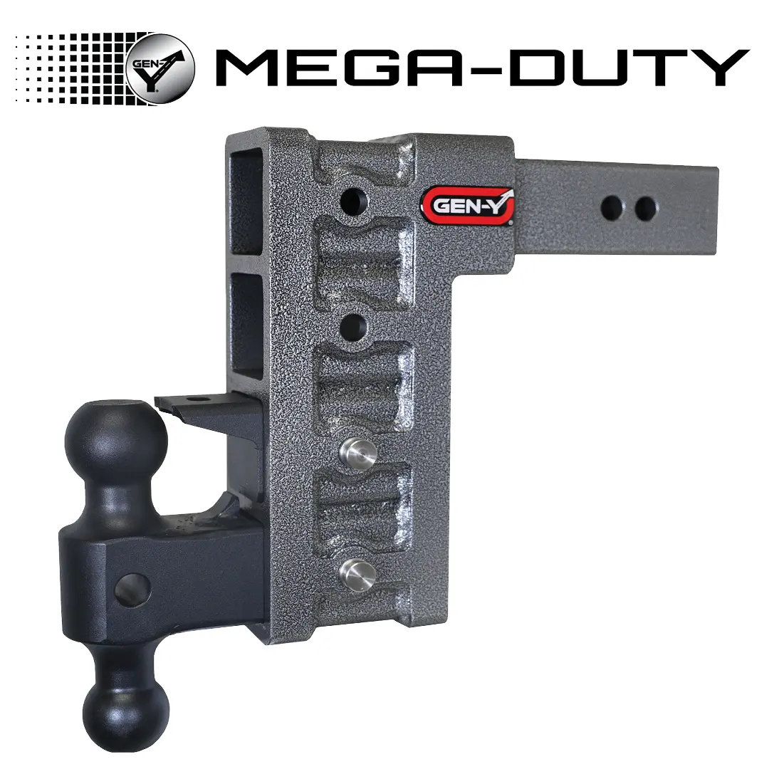 The MEGA-DUTY 21K Drop Hitch (2 ½" Shank)