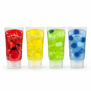 1/4PC Strawberry Squeeze Tube Squishy Toy, Cute Fruit Filled Stress Relief Toy, Soft Slow Rising Squeeze Toy for Anxiety, Kawaii Strawberry Sensory Toy for Kids Adults, Decompression Fidget Toy