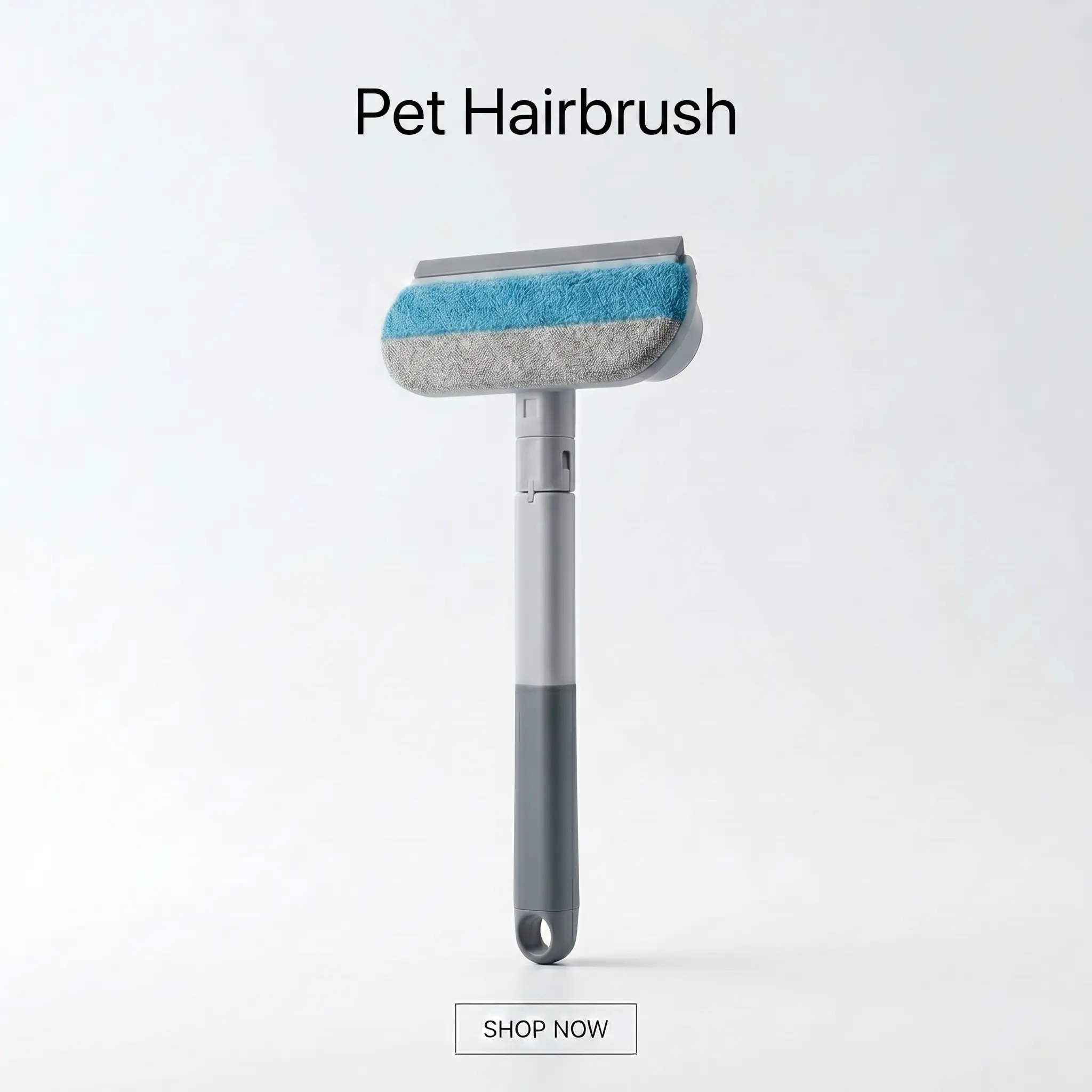 Pet Hair Remover For Furniture & Carpet, 2-in-1 Reusable Pet Fur Squeegee & Scraper for Dog/Cat Hair