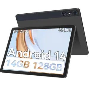2026 Android 14 Tablet, 10.1 inch 4G Cellular Tablets with Dual Sim Slot, 14GB RAM(8+6 Virtual)+128GB ROM 1TB Expand, Octa-Core, 5G WIFI,Dual Camera,Support Face Unlock,7000mAh, tablet on sale, Christmas gift, Black Friday Deal Smartphone Cellphone