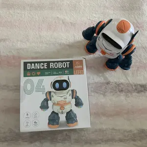 Dancing Robot Toy for Kids, Music Light-Up Smart Robot with Interactive Play for Ages 3+
