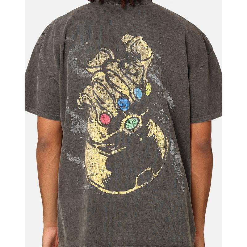 Marvel Thanos Vintage T-Shirt Black Wash
