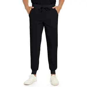 Scrub Pants for Men - Slim Jogger Pants with 5 Pockets, Yoga Waistband, Anti-Wrinkle Scrubs for Men Cozy Scrubs