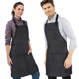Work Apron - Adjustable for Men, Women - Cook, Chef, Server, Baker, Barista Shop, Restaurant, Coffee