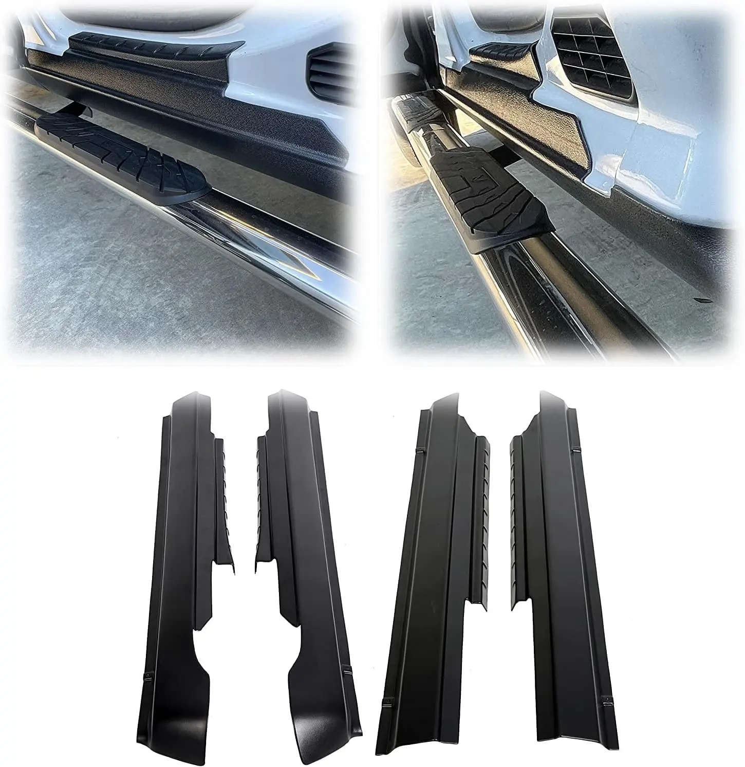 Trail Armor Rocker Panel Cover Compatible with 2009-2018 Dodge Ram 1500 2500 3500 Classic Crew Cab Guard Sill Trim Replacement for 14064