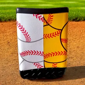 XL Half Softball, Half Baseball Tote Bag