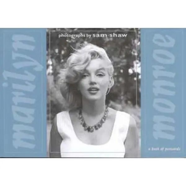 Used Book - Marilyn Monroe Photography Postcard Book by Sam Shaw, English Language Marilyn Monroe Memorabilia