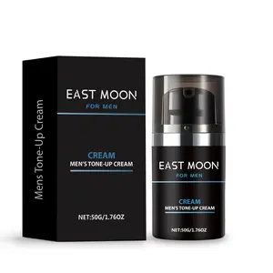 East Moon Mens Tone-Up Cream | Anti-Dullness, Hydrating, Moisturizing & Oil-Free | Cover Acne, Redness & Uneven Skin | Long-Lasting Fresh, No Greasy, Easy Application