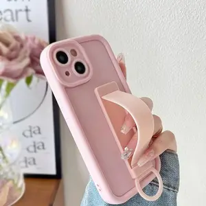 Universal Phone Stand, Durable Portable Desktop Mount, Adjustable Grip, Fits All Phones, Back-Clip Wrist Strap, Easy to Use, Cell Phone Holder, Travel Phone Holder