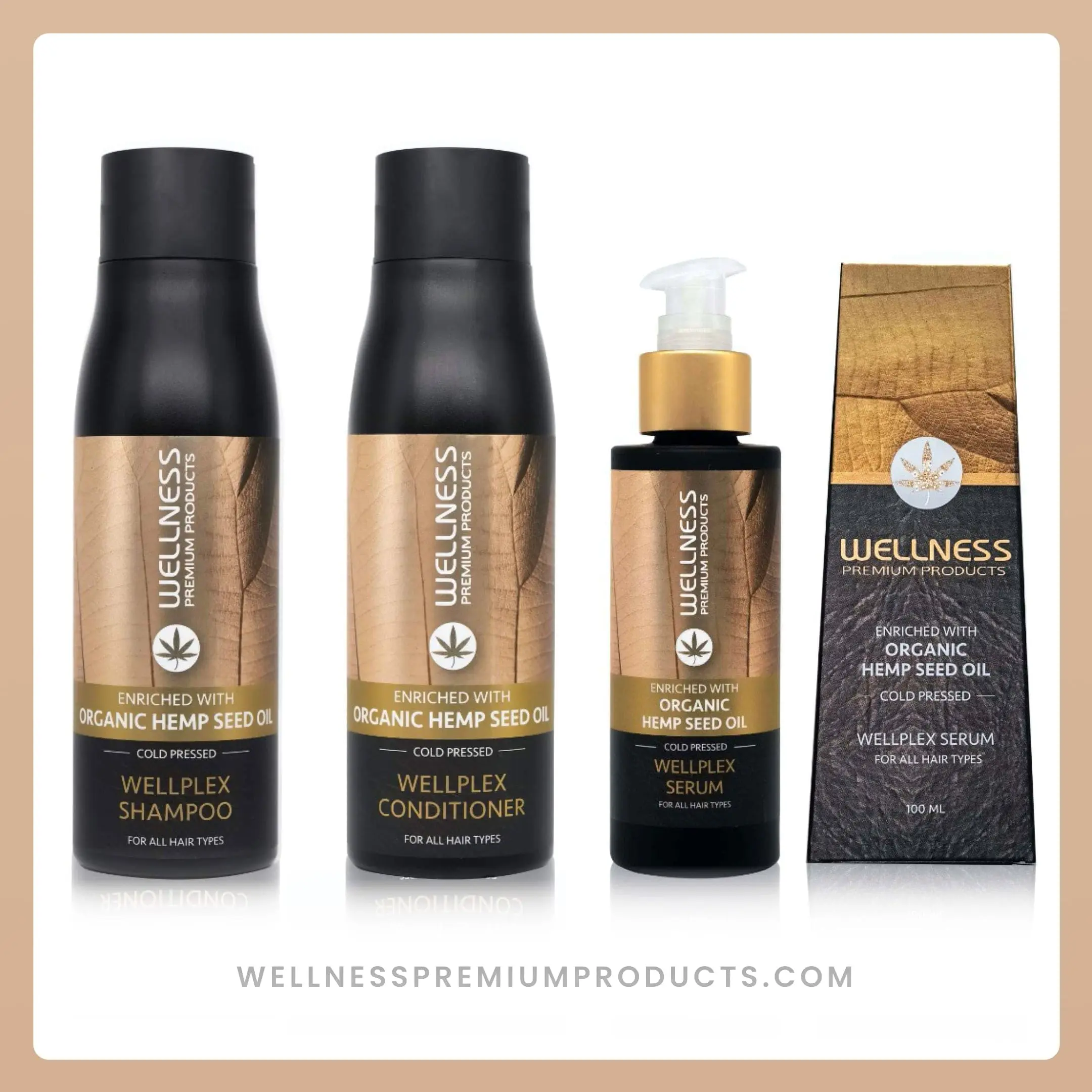 Wellplex - Shampoo, Conditioner & Serum Bundle