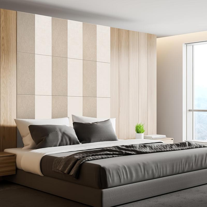 6-Pack Self-Adhesive Acoustic Panels, 23.6*12 inch Decorative Soundproofing Panels, Wall and Ceiling Acoustic Treatment Tiles, Artistic Sound Absorbing Panels, Perfect for Home and Office to Reduce Echo and Noise, Bedroom Decor girl room accessories