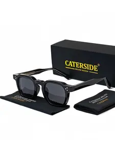 Vintage Trendy Catasteride Sunglasses, Retro Outdoor Large Size Square Frame Sunglasses, Fashionable Sunglasses for Men & Women for Everyday Use