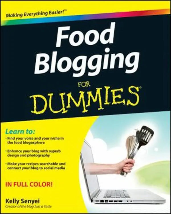 Used Food Blogging for Dummies Paperback by Kelly Senyei - Foodies' Guide to Literature & Art Food Blogging, Guides, Cooking