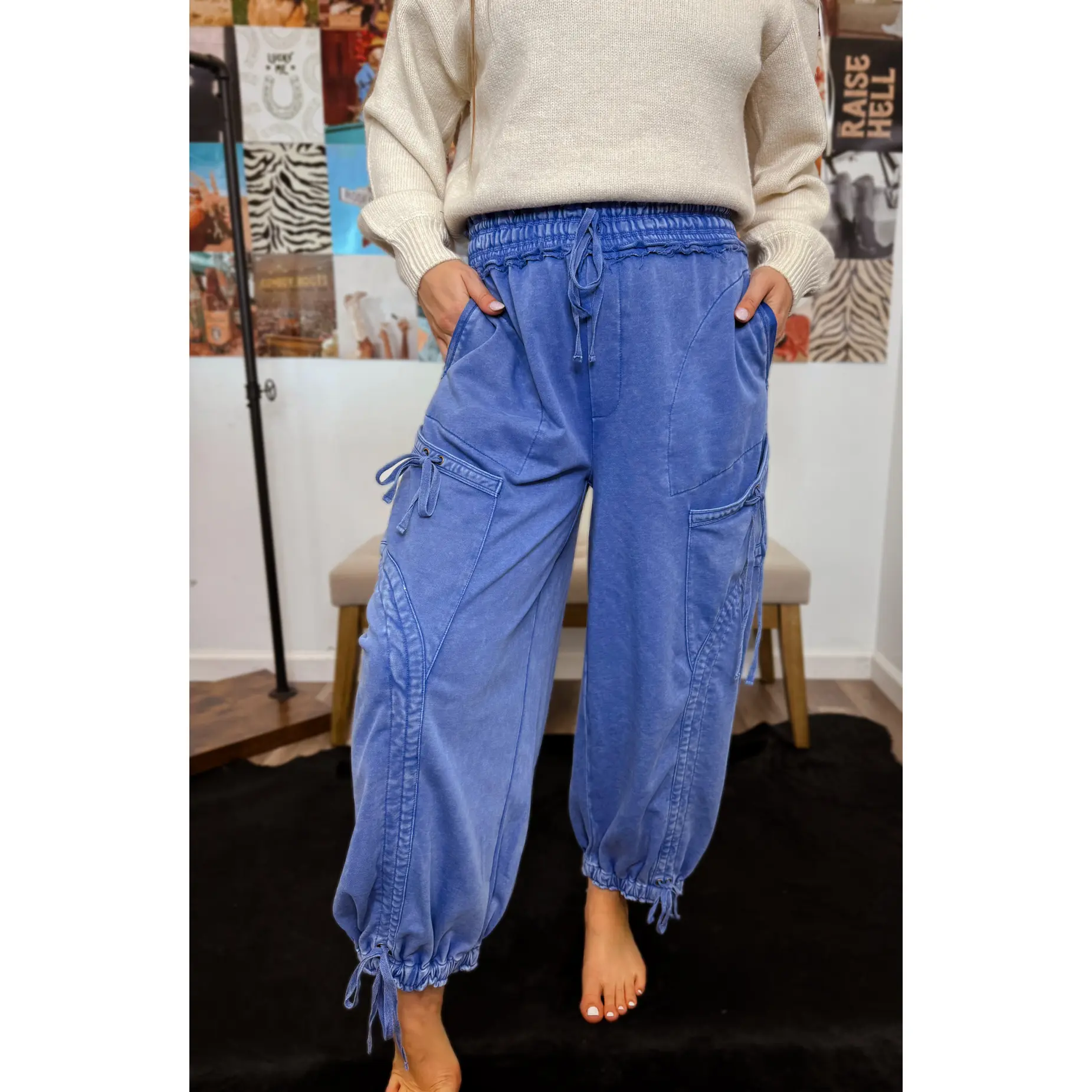 brandy melville blue and white stripes - TikTok Shop