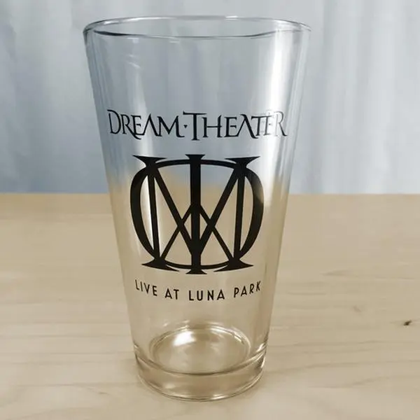 Dream Theater 1-Pint Water Glass - Special Entertainment Collectible Drinking Vessel, Collectible Drinking Glasses