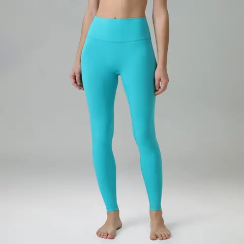 Colorfulkoala Women's No Front Seam High-Waisted Dreamlux Yoga Leggings - Light Color Edition, Tummy Control, Inner Pocket, 25"/28" Inseam, Yoga Wear, Athletic Workout & Back to School Use