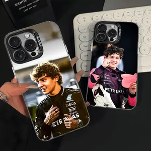 Driver K-Kimi A-Antonelli Phone Case For iPhone17, 16,15,14,13,12,11,Pro,Max,Plus,Mini,XS,SE Anti Fall Black Matte Hard Bumper