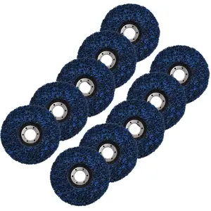 Quick Change Easy Strip & Clean Discs Fit For Paint Rust 10Pcs 4.5"x7/8"