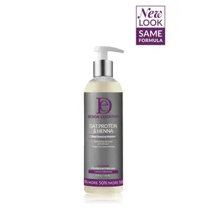 Design Essentials Oat Protein & Henna Cleanse Shampoo 12 oz