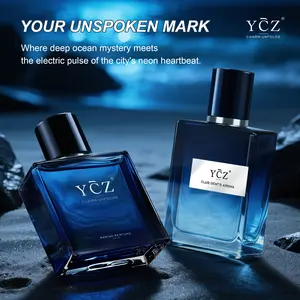 YCZ Perfume Duo Set (2-Piece) | Marine Perfume 50ml & Club Gent's Aroma 50ml | Fresh Aquatic & Sophisticated Spicy-Woody Fragrances | Long-Lasting Unisex Scents for Everyday Wear, Parties & Leisure | Vegan & Cruelty-Free Eau De Perfum Eau De Parfum