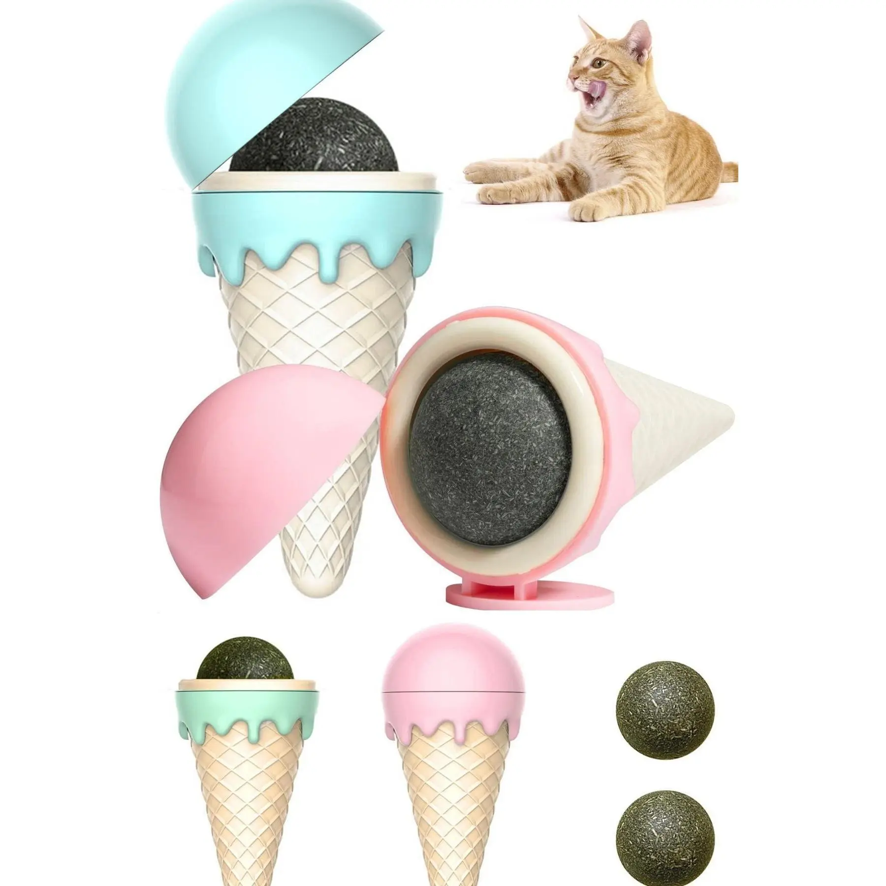Munico Edible Catnip Ball – Natural Stress-Relief Cat Toy