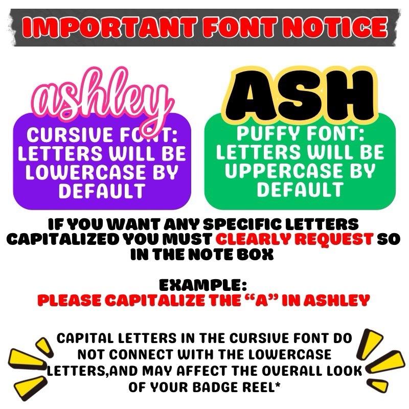 Custom Holographic Acrylic Name Badge Reel /ID Badge Reel/ Office Accessories/ School Accessories nurse