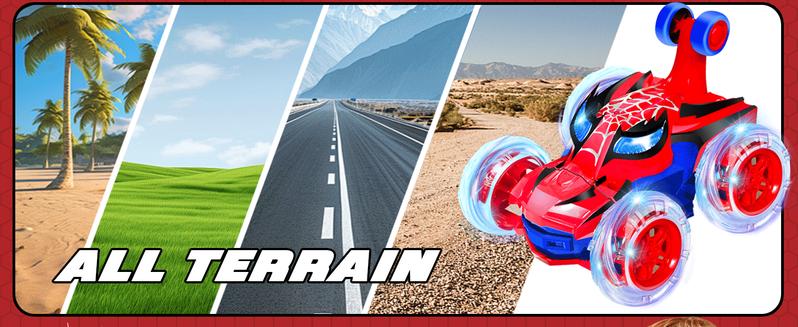 TikTokShopBlackFriday Spider RC Stunt Car, 360° Rotating 4WD Toys, Lights, All-Terrain Toy, Rechargeable, Remote Control for Kids 4-10, Indoor/Outdoor, Great Birthday Gift Valentines Day Gift TikTokShopBlackFriday Spider RC Stunt Car, 360° Rotating 4WD Toys, Lights, All-Terrain Toy, Rechargeable, Remote Control for Kids 4-10, Indoor/Outdoor, Great Birthday Gift Valentines Day Gift