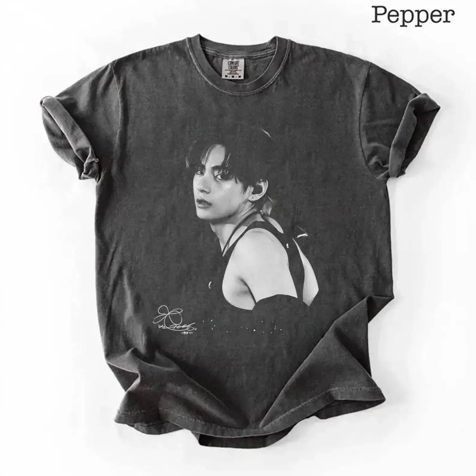 [Free Ship] Comfort Colors Retro 90s Taehyung Shirt, Kpop World Tour 2026 Shirt Unisex, Vintage Tour Outfit, Gift for Fans