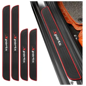 4 count  Door Sill Protector,Anti-Scratch &   Door Sills Scratch Protection,Universal  Exterior Accessories Automotive Door Entry Guard for ,,SUV (, Width 2.36'')