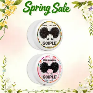 2PCS  Edge Control Wax 30g Non Greasy Strong Hold Smooths Edges Travel Size Hair Styling Strawberry Pineapple Scent 1.05oz  Organic Lightweight