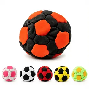 Random 1/2/6 PCS Soft Plush Soccer Footbags Durable Juggling Balls Indoor Outdoor Sports Play Coordination Training Party Favors