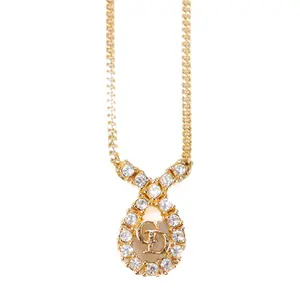 Pre-owned Dior Necklace Gold D26022595