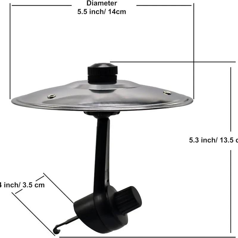 Car Crash Cymbal, Car Cymbal Air Vent, Car Drum Cymbal Air Vent, Make Your Driving More Fun, Easy Installation And Rugged, Suitable For All Types Of Vehicles