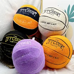 9.8 inches Offcourt Basketball Pillow Anime Plush Toy Household Stuffed Plush Ball for fans Toy Exquisite Childrenn Birthday Gifts Boys