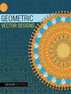 USED-Geometric Vector Designs (Dover Pictura Electronic Clip Art) by Alan Weller (Paperback)