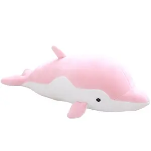 Soft Dolphin Plush Hugging Pillow Cute Dolphin Stuffed Animal Plushies Dolphin Doll Toy Kids Stuffy Animie Dolphin Plush Toys