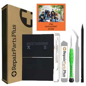 Repair Parts Plus for iPad 7 | 8 | 9 (7th Gen | 8th | 9th) Battery Replacement A1484 Premium Kit (A2197 A2198 A2200 A2270 A2428 A2429 A2430 A2602 A2603 A2604 A2605) + Tools + Adhesive