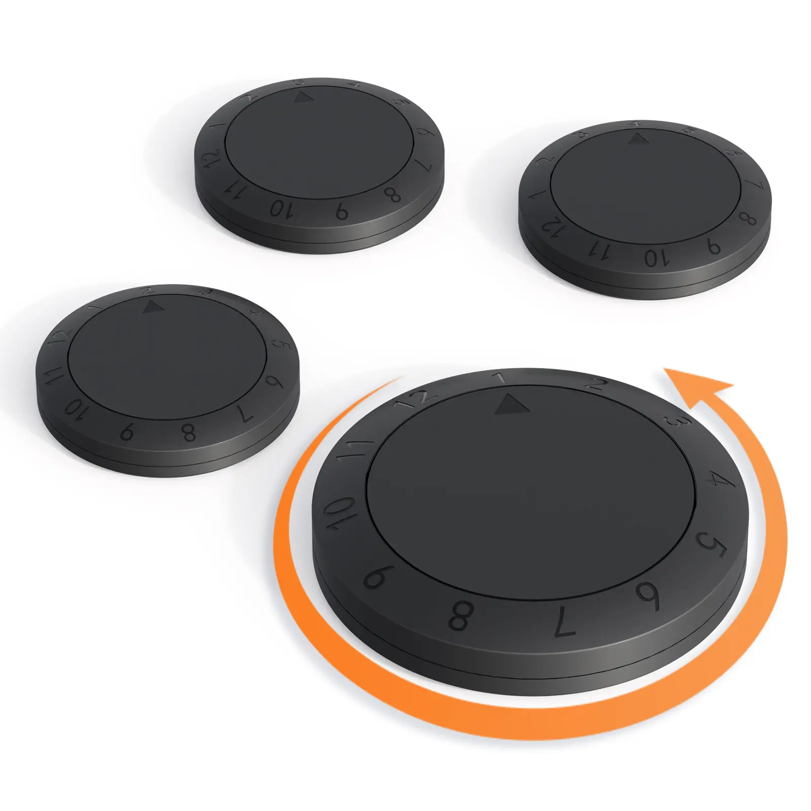 4PCS Wireless Drawing Remotes for Automalic Card Dealer Machine, WirelessDrawing Buttons for 2-in-1 Automatic Card Shufler and Dealer Machine, ReplaceableBatteries, Supports up to 12 Players