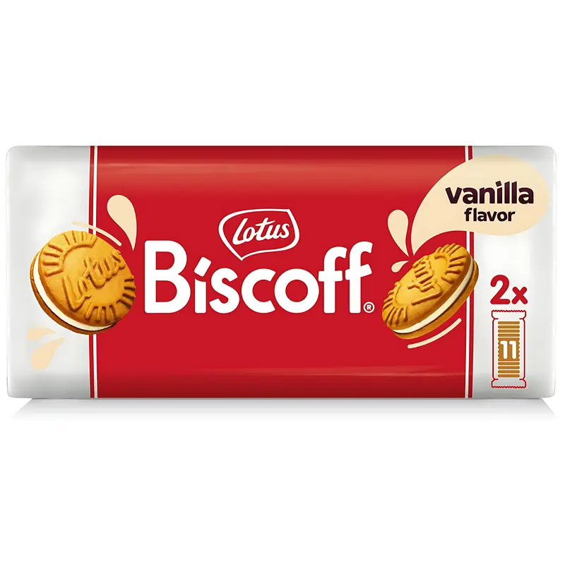 Sandwich Cookies, Vanilla, 22 Cookies per pack, 7.76 Ounce