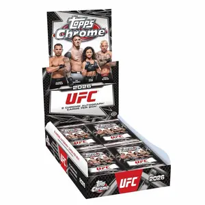 2026 Topps Chrome UFC Hobby Box - 2 Auto Per Box - Collectible Combat Sports Sports Trading Cards