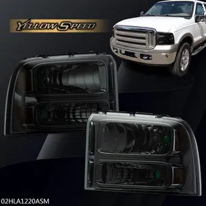 Fit For 05-07 Ford F250 F350 F450 F550 Super Duty Headlights Left+Right