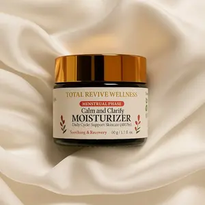 Total Revive Wellness Menstrual Phase Moisturizer - Repair & Relief for Days 1-5 with Calendula Squalane & Centella Asiatica for Soothing & Recovery 10g