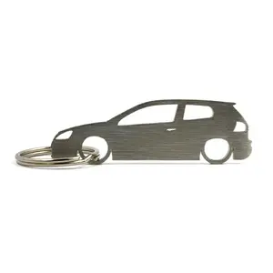 Golf MK5 3 Door Silhouette Keychain