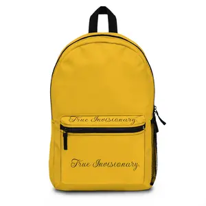 True Invisionary yellow Backpack