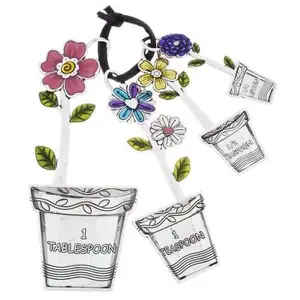 Metal Flower Pot Measuring Spoons
