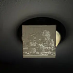 Custom 3D Printed Lithophane Photo