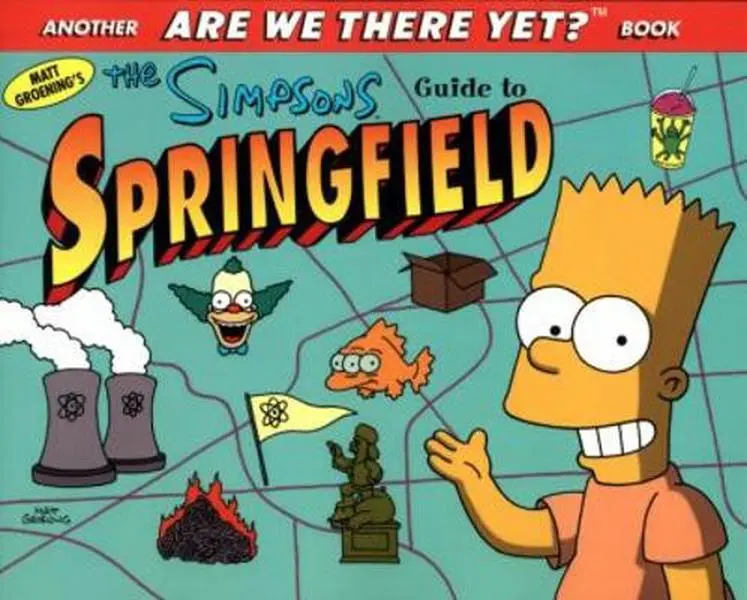 USED Book - The Simpsons Guide to Springfield by Groening, Matt (Paperback) - english